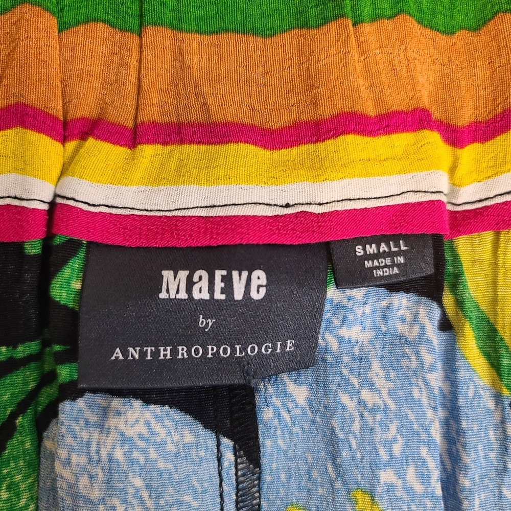 Anthropologie Maeve Nikoleta Tropical Floral Maxi Dress - Picture 7 of 10